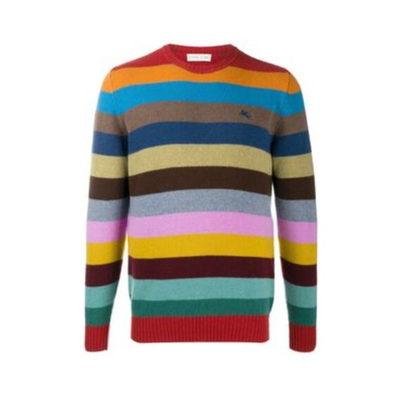 Etro Other - Etro MultiColored Striped Wool Sweater 2019 Medium